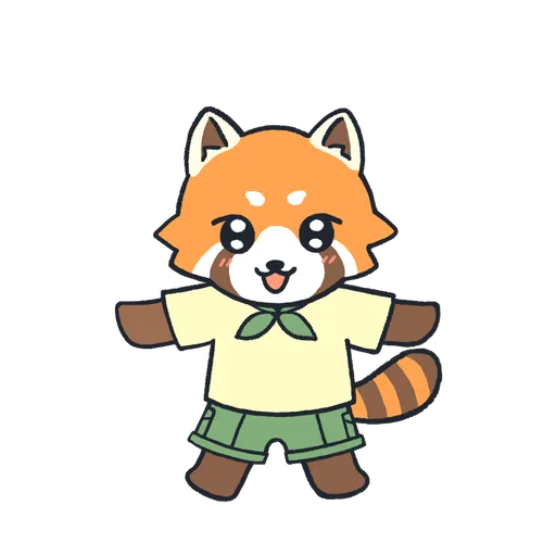 お祭りレッサーパンダ