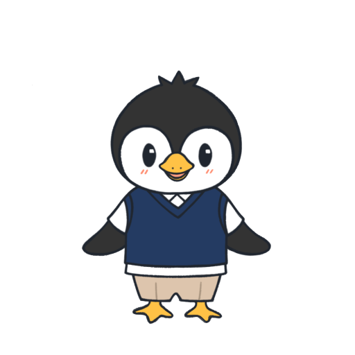 寄り添いペンギン